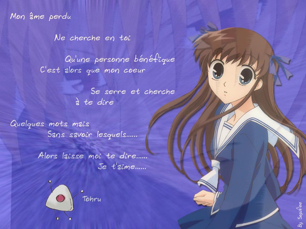 Wallpapers Manga Fruits Basket Dclaration de Kyo