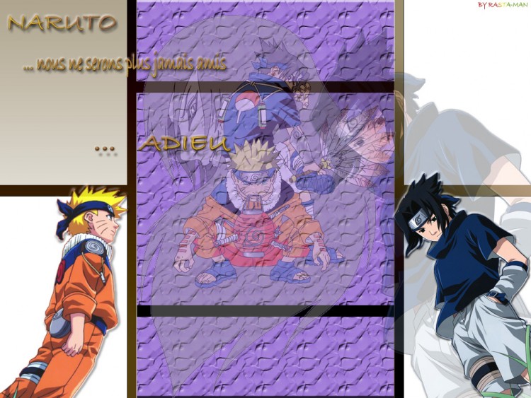 Fonds d'cran Manga Naruto la separation