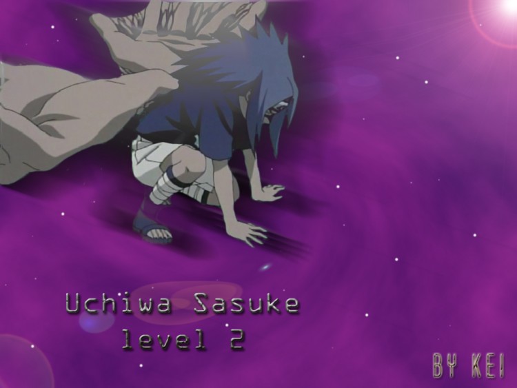 Fonds d'cran Manga Naruto Sasuke Level 2