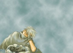 Fonds d'cran Manga kakashi et son chat