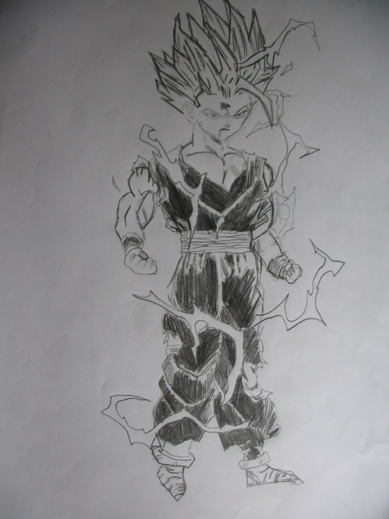 Wallpapers Art - Pencil Manga - Dragon Ball Z 