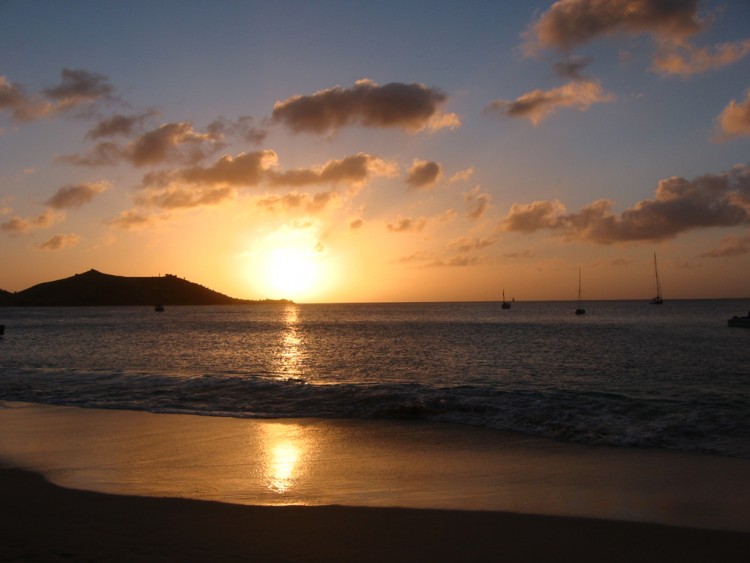 Fonds d'cran Nature Couchers et levers de Soleil Saint Martin