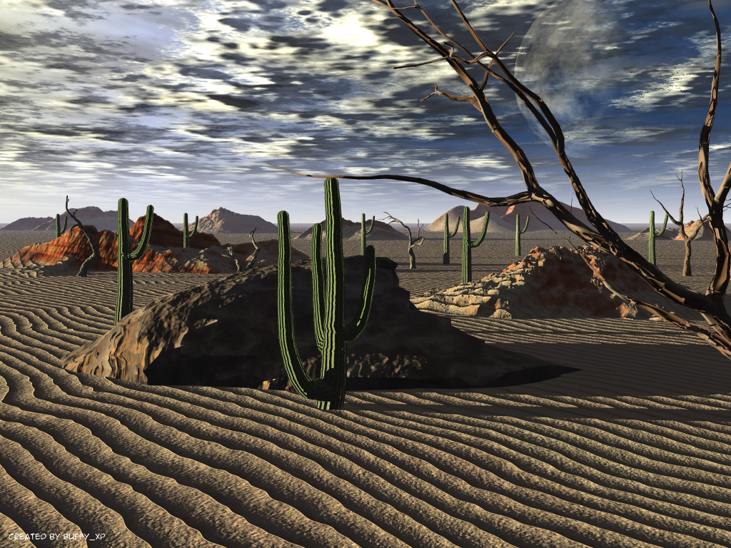 Wallpapers Digital Art Nature - Landscapes Cactus