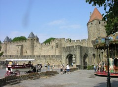 Fonds d'cran Voyages : Europe Entre  de la cit de Carcasonne