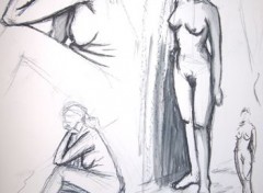 Fonds d'cran Erotic Art Croquis de nus