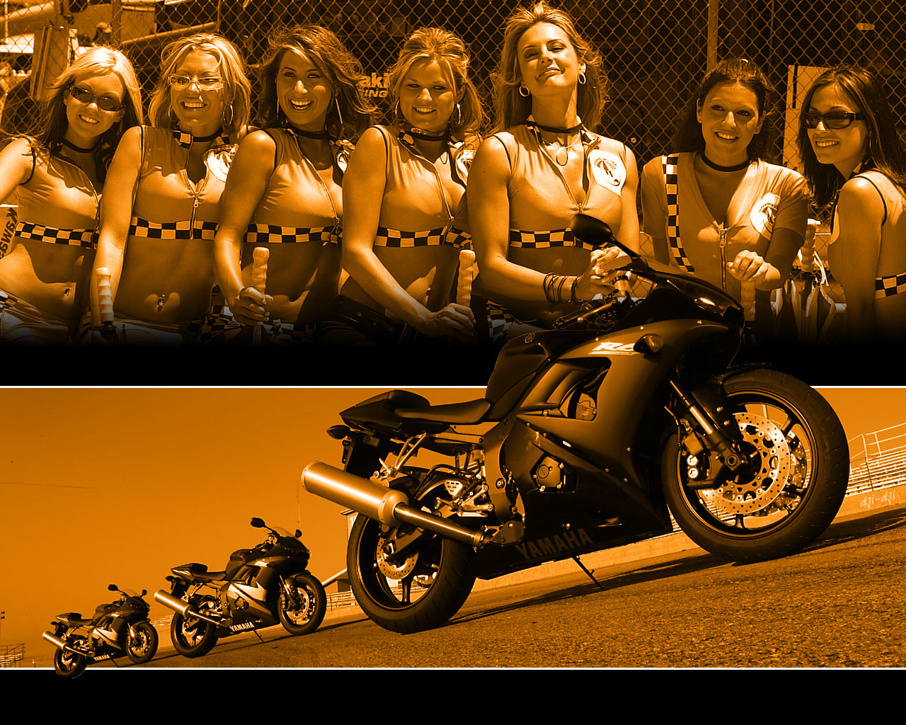 Wallpapers Motorbikes Girls and motorbikes 06