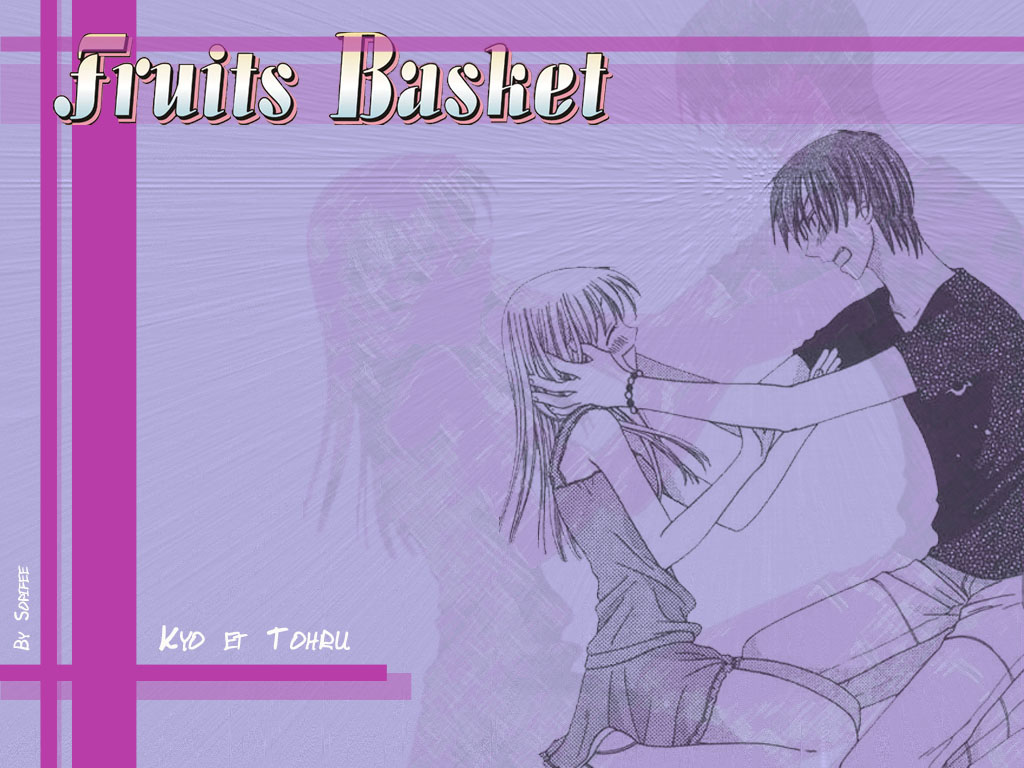 Fonds d'cran Manga Fruits Basket Kyo et Tohru