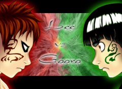 Fonds d'cran Manga Gaara vs Lee