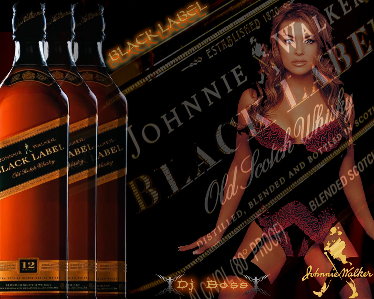 Fonds d'cran Grandes marques et publicit Johnnie Walkers Johnnie & Carmen