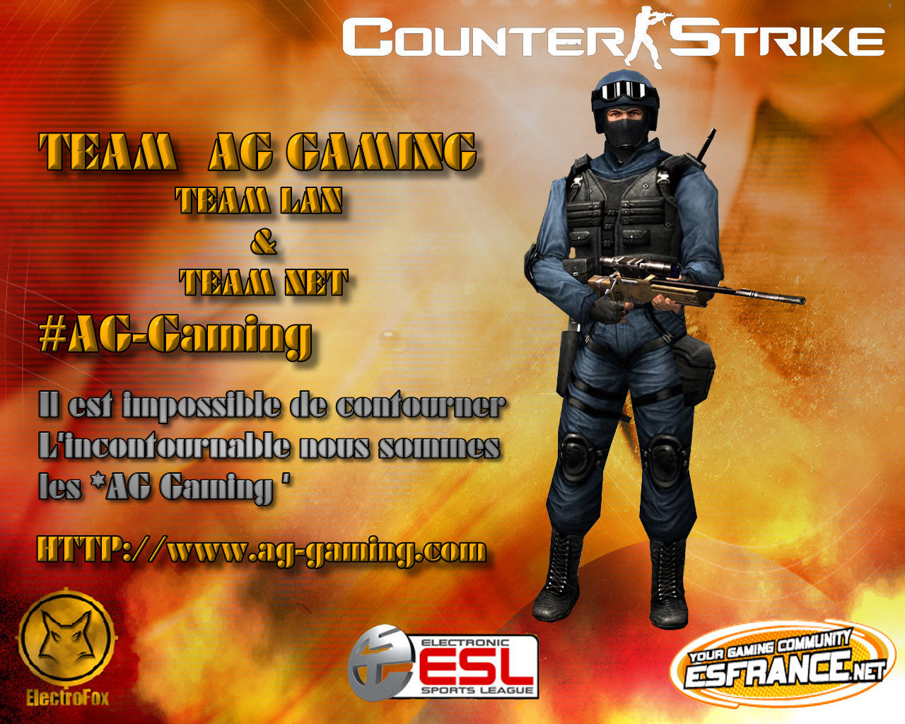 Wallpapers Video Games Counter-Strike wallpaper Team AG Gaming N2