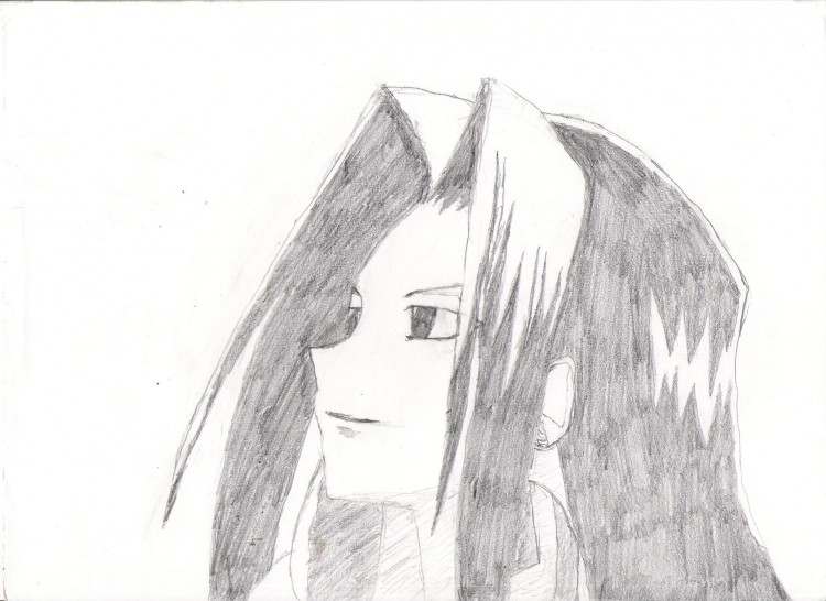 Fonds d'cran Art - Crayon Manga - Shaman King Hao