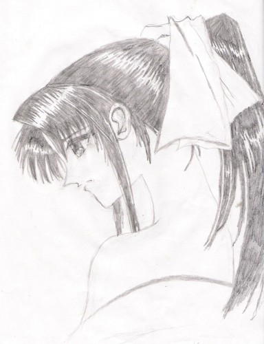 Wallpapers Art - Pencil Manga - Kenshin Kaoru