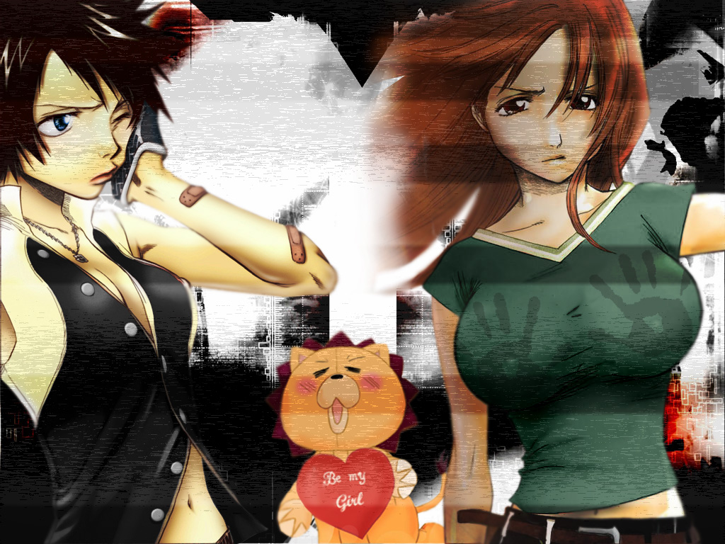 Wallpapers Manga Bleach Orihime et sa copine