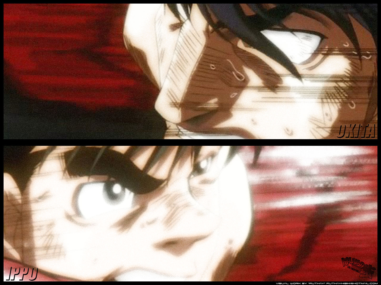 Wallpapers Manga Hajime No Ippo Ruthay Hajime No Ippo Okita vs Ippo 01