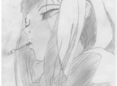 Fonds d'cran Art - Crayon Sameji Mamimi - FLCL