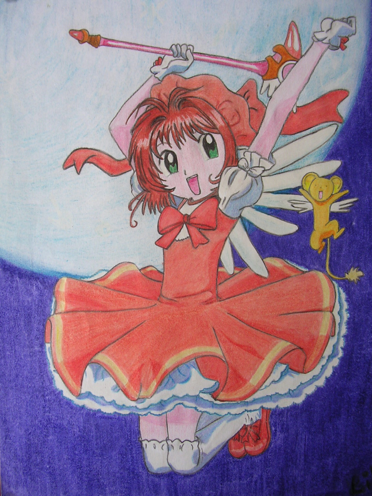 Fonds d'cran Art - Crayon Manga - Sakura sakura