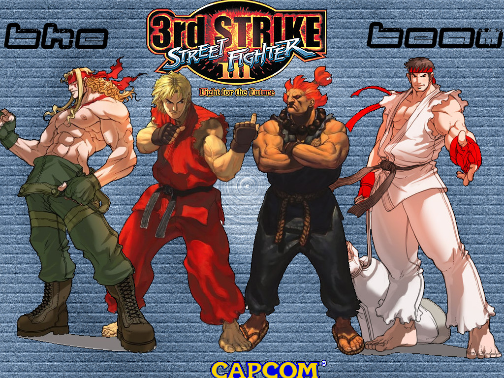 Fonds d'cran Jeux Vido Street Fighter The Team street Fighter 3rd strike