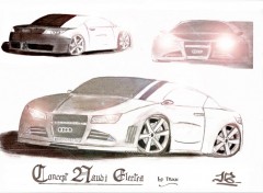 Fonds d'cran Art - Crayon Audi volt