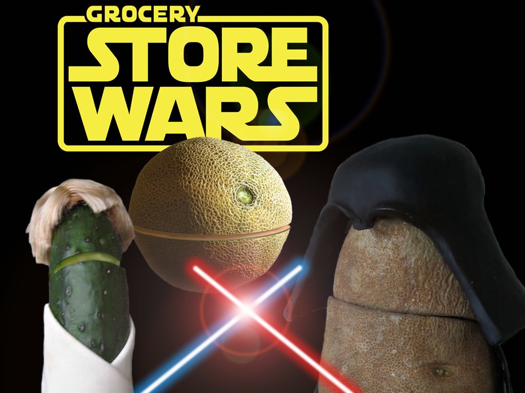 Fonds d'cran Cinma Parodie Store Wars