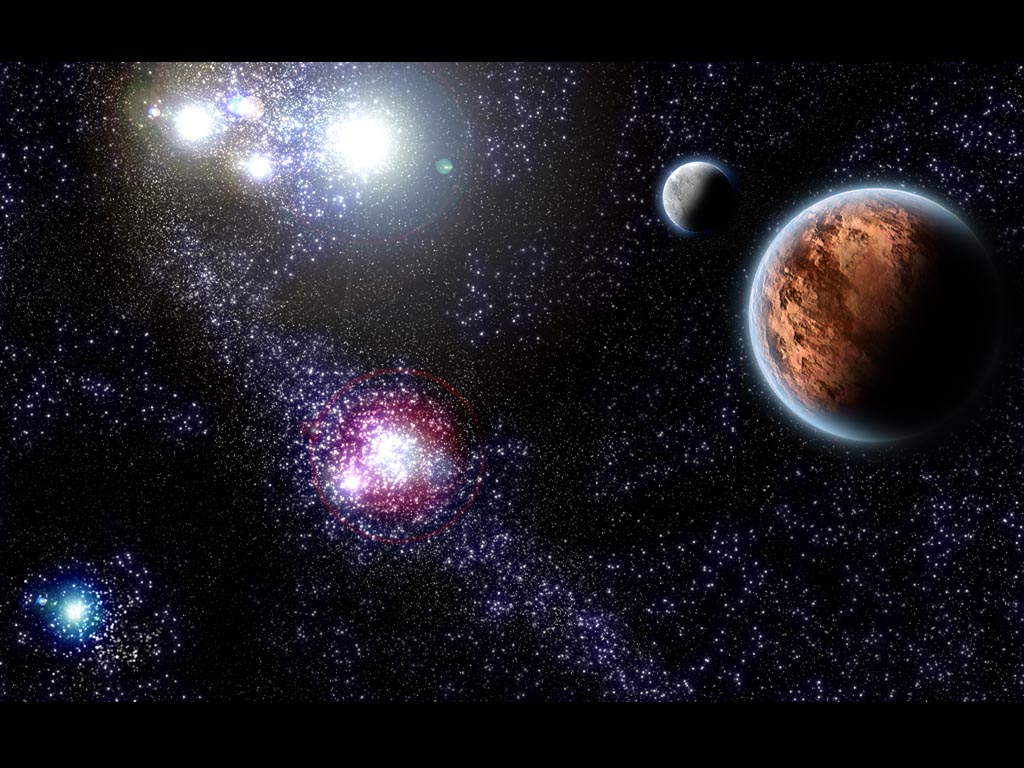 Wallpapers Digital Art Space - Universe Lonely 2