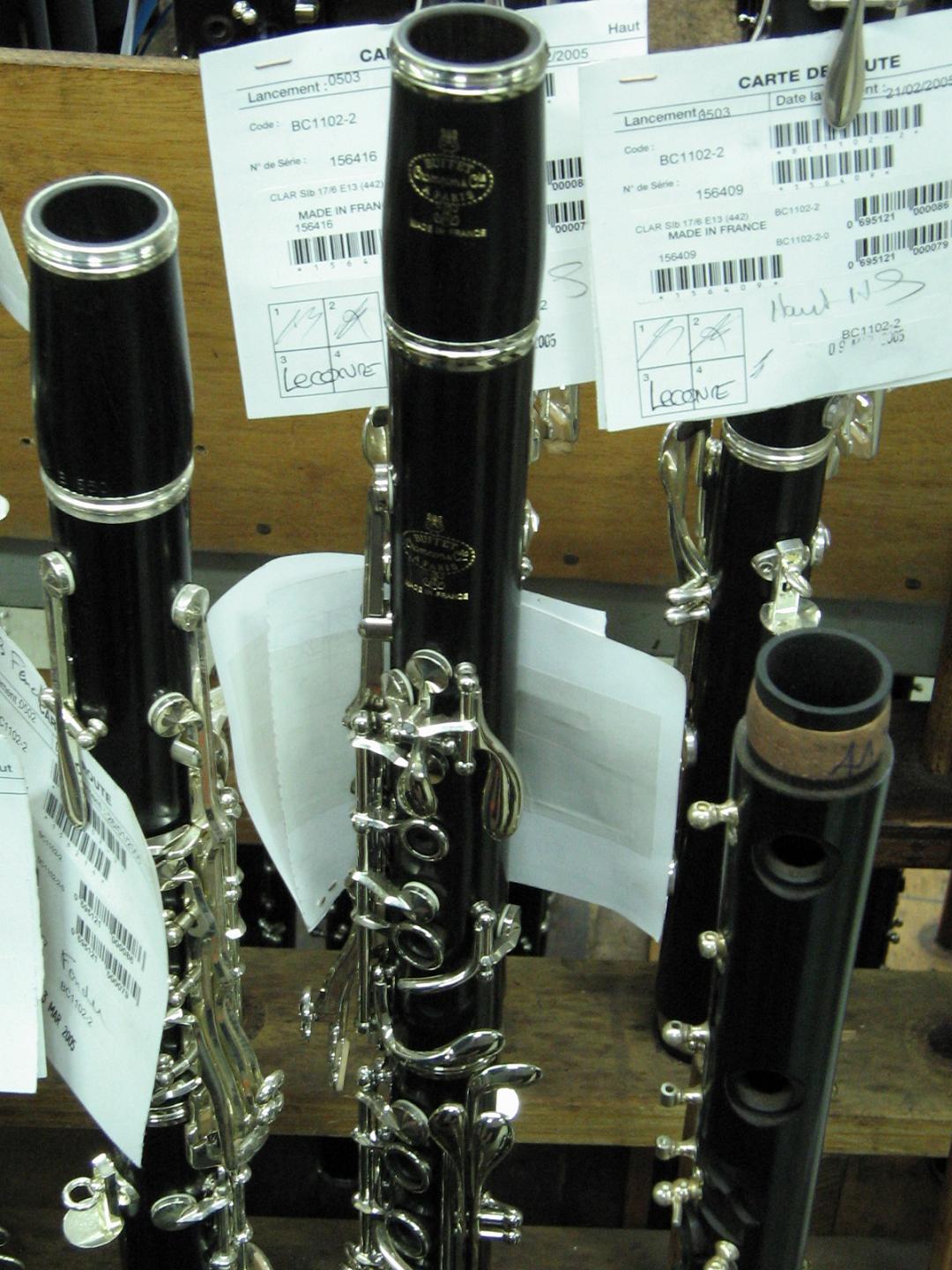 Fonds d'cran Objets Musique Clarinettes