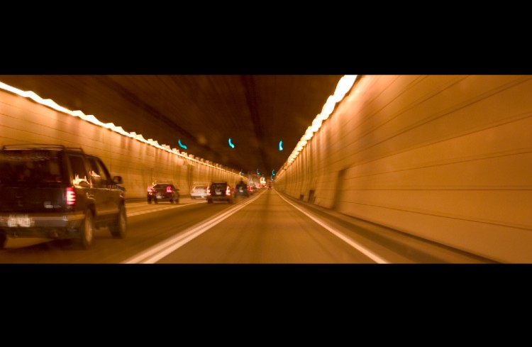 Fonds d'cran Constructions et architecture Routes - Autoroutes Tunnel Louis-Hyppolite la Fontaine Montral