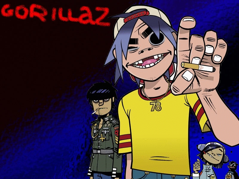 Fonds d'cran Musique Gorillaz WallPaper Gorrilaz 001