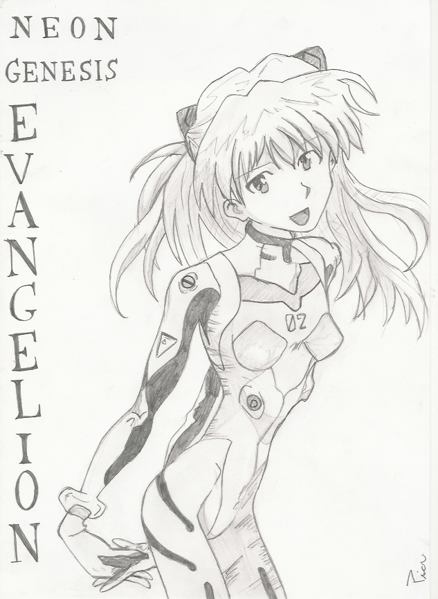 Fonds d'cran Art - Crayon Manga - Evangelion Evangelion