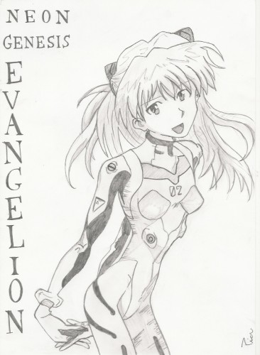 Fonds d'cran Art - Crayon Manga - Evangelion Evangelion