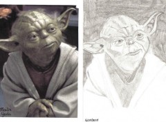 Wallpapers Art - Pencil Maitre Yoda