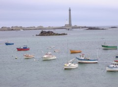 Fonds d'cran Constructions et architecture Phare de l'le vierge - Finistre