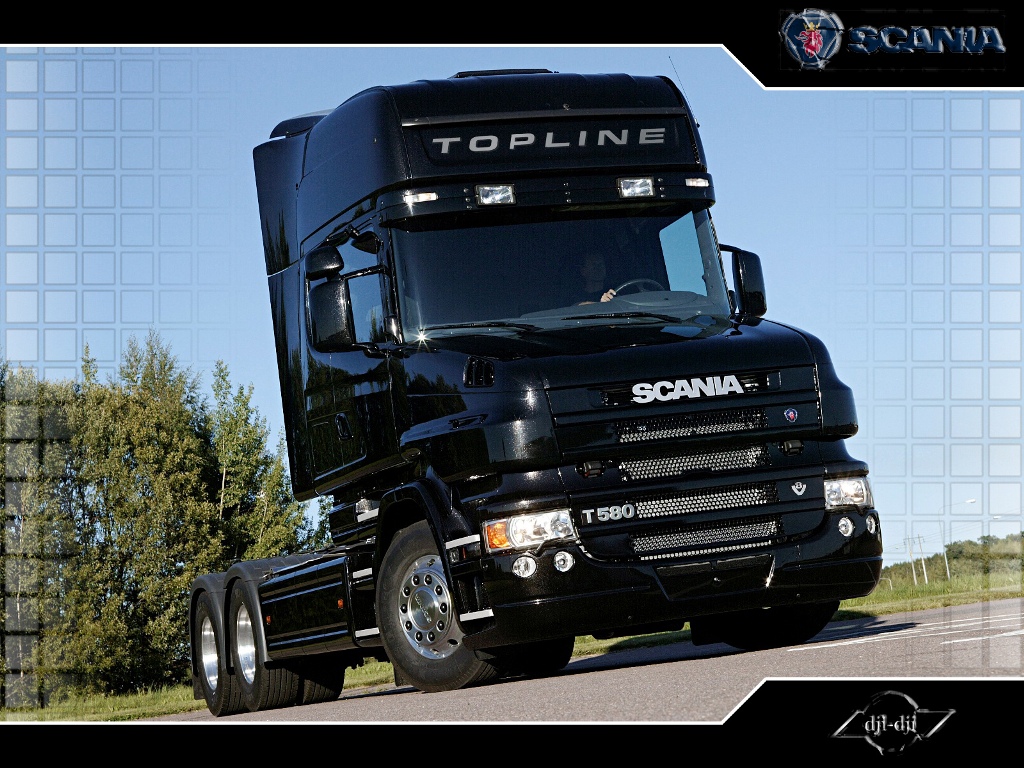 Wallpapers Various transports Trucks Scania topline