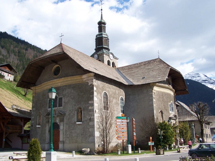 Fonds d'cran Constructions et architecture Edifices Religieux Eglise de Morzine