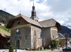 Fonds d'cran Constructions et architecture Eglise de Morzine