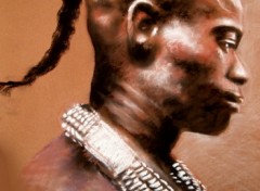 Fonds d'cran Art - Crayon Himba warrior