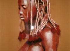 Wallpapers Art - Pencil Himba dancer