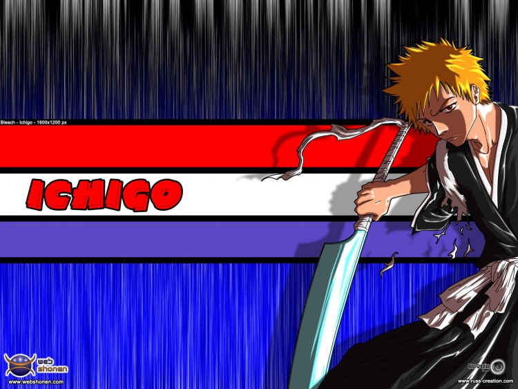 Fonds d'cran Manga Bleach Bleach - Ichigo - 1600x1200 px