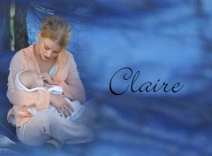 Fonds d'cran Sries TV claire et son bb