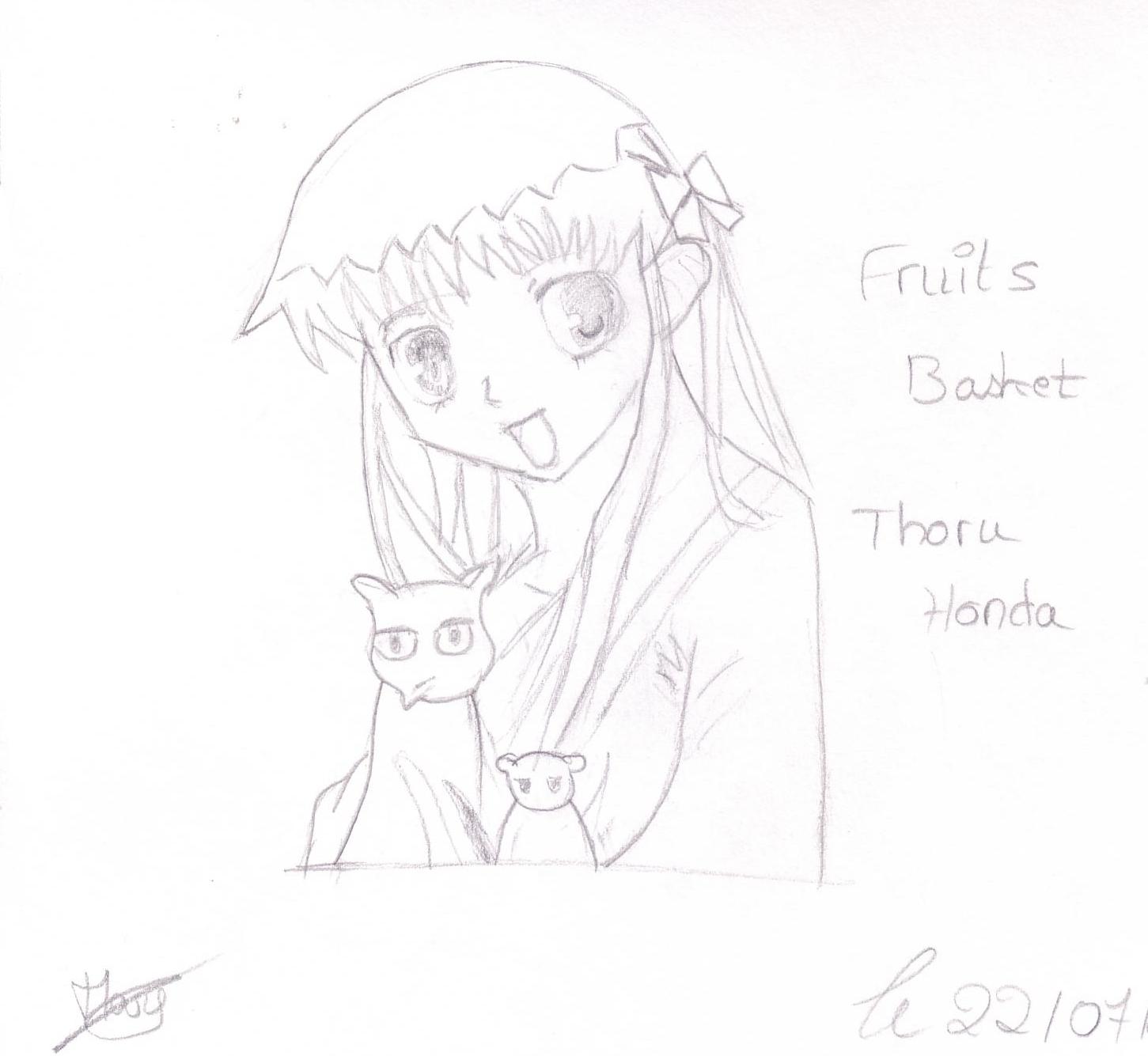 Fonds d'cran Art - Crayon Manga - Fruits Basket 