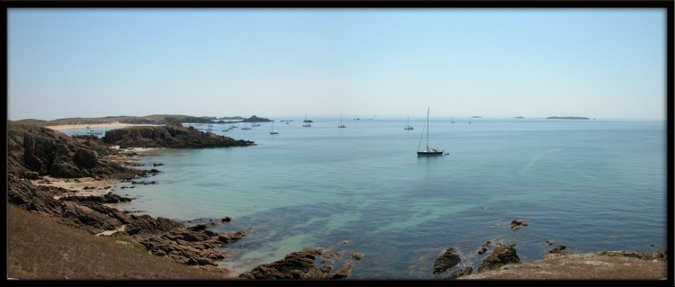 Fonds d'cran Nature Mers - Ocans - Plages Panorama sur l'le d'Houat