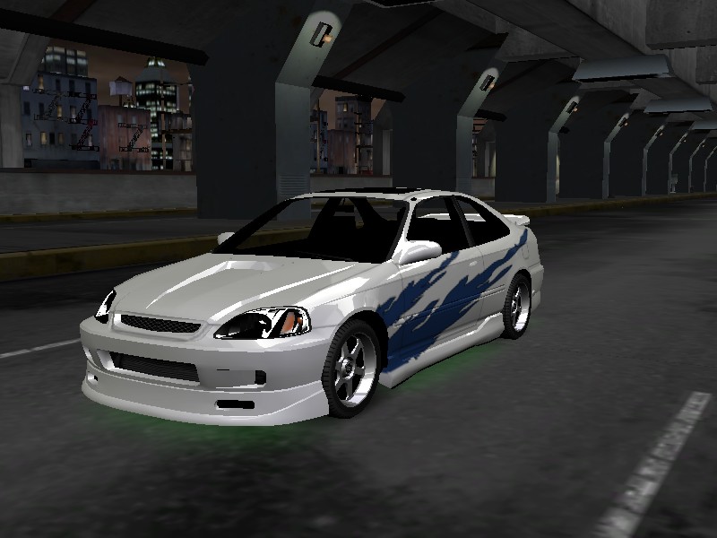 Fonds d'cran Jeux Vido Need For Speed Underground Honda Civic