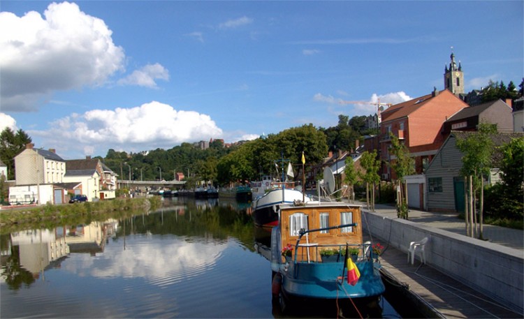 Wallpapers Trips : Europ Belgium Thuin - Sambre