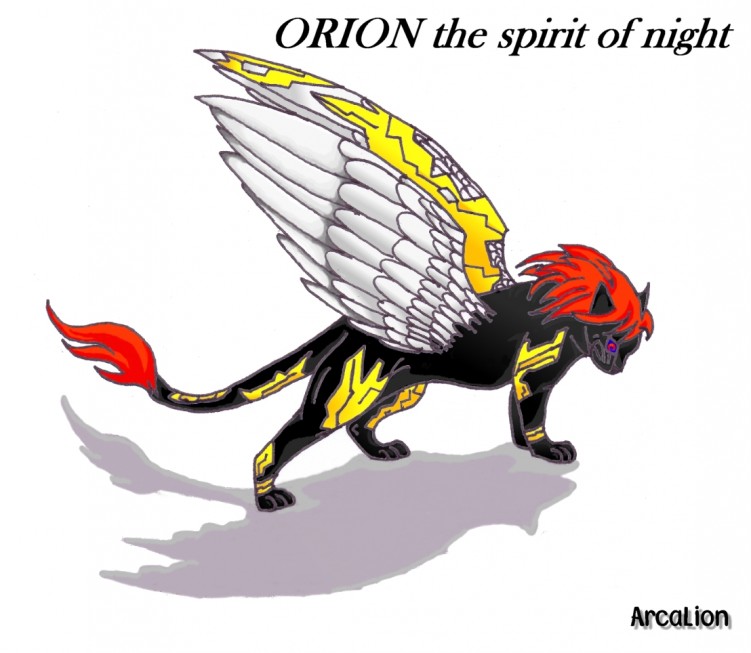 Fonds d'cran Art - Numrique Manga orion the spirit of night.