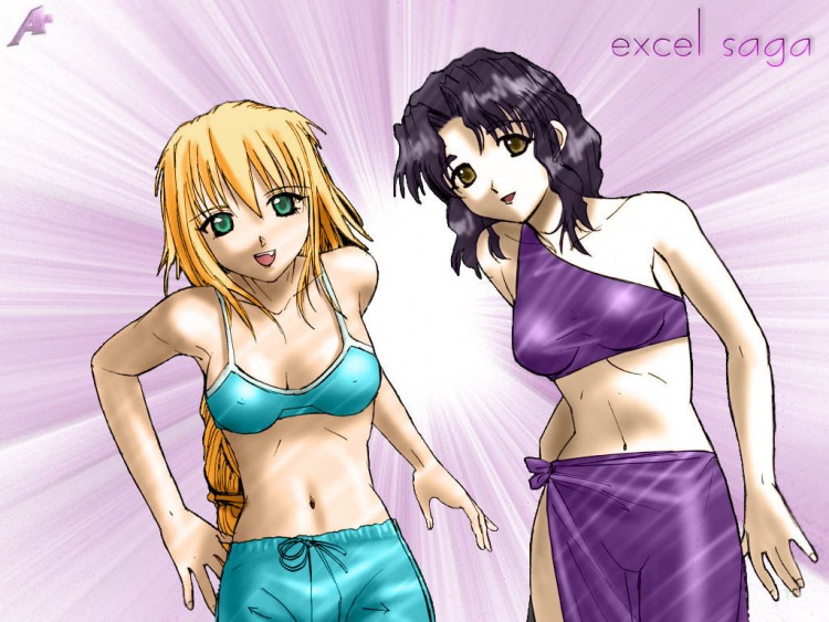 Wallpapers Cartoons Excel Saga excel et hyatt