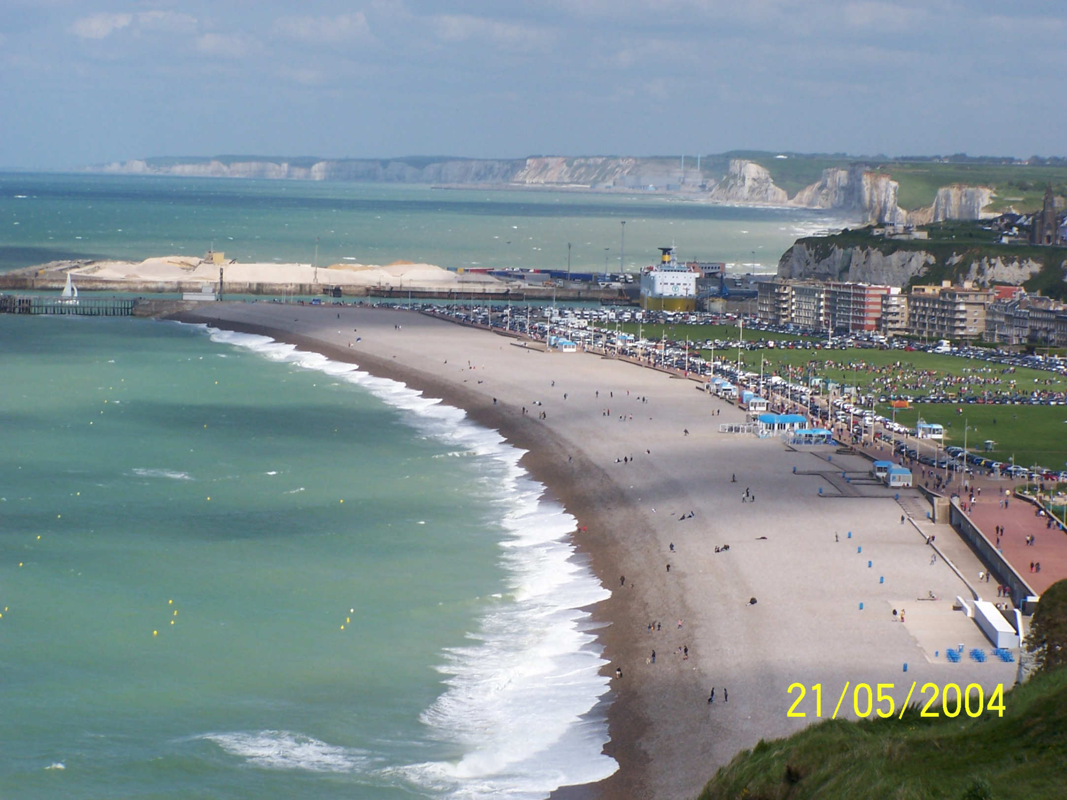 Fonds d'cran Nature Mers - Ocans - Plages Plage de Dieppe 2