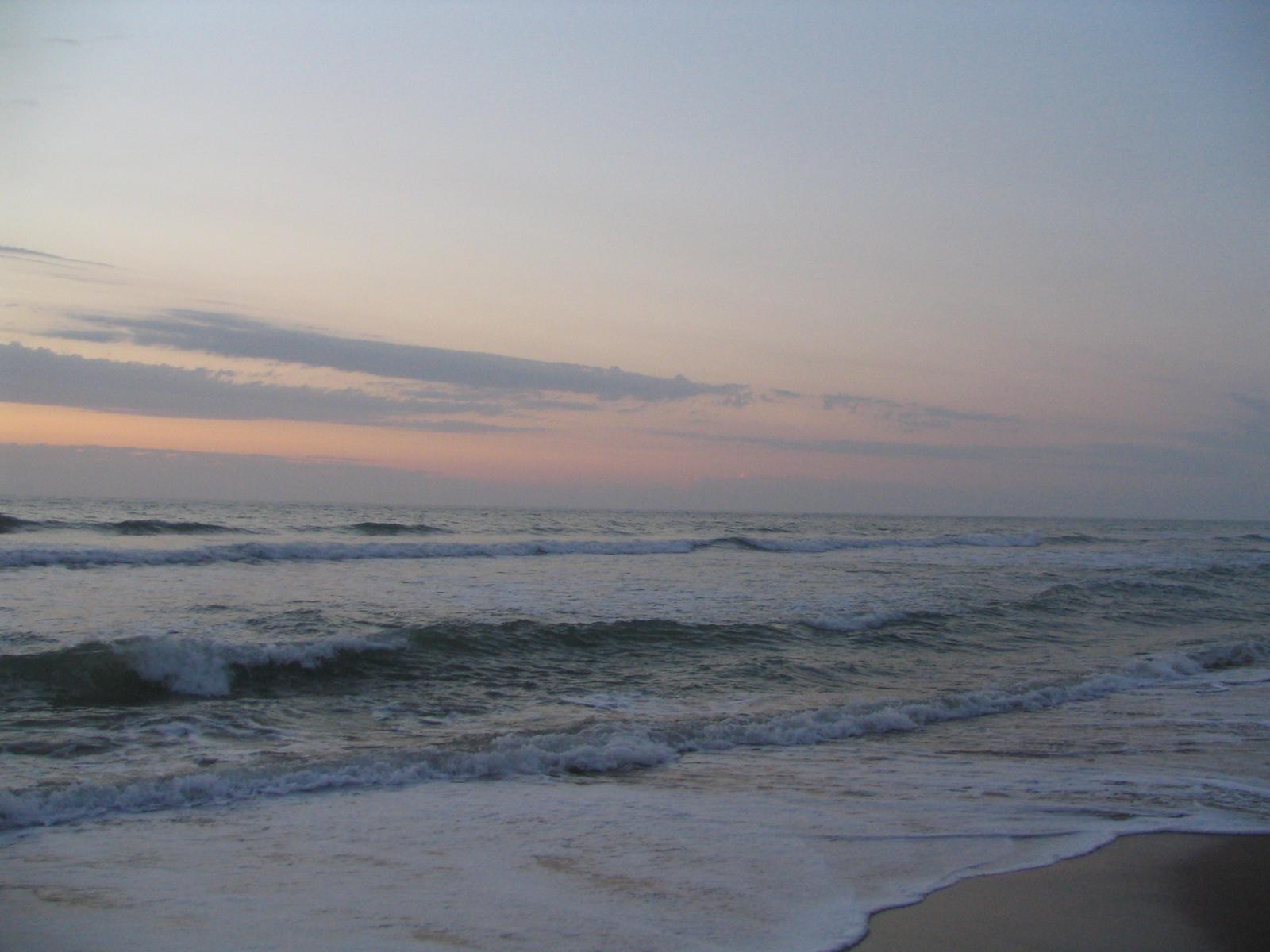 Fonds d'cran Nature Mers - Ocans - Plages Plage au coucher du soleil