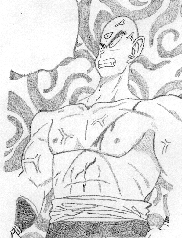 Wallpapers Art - Pencil Manga - Dragon Ball Z tenshin