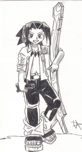 Fonds d'cran Art - Crayon Manga - Shaman King shaman