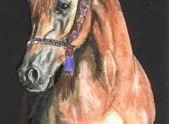 Fonds d'cran Art - Peinture Cheval