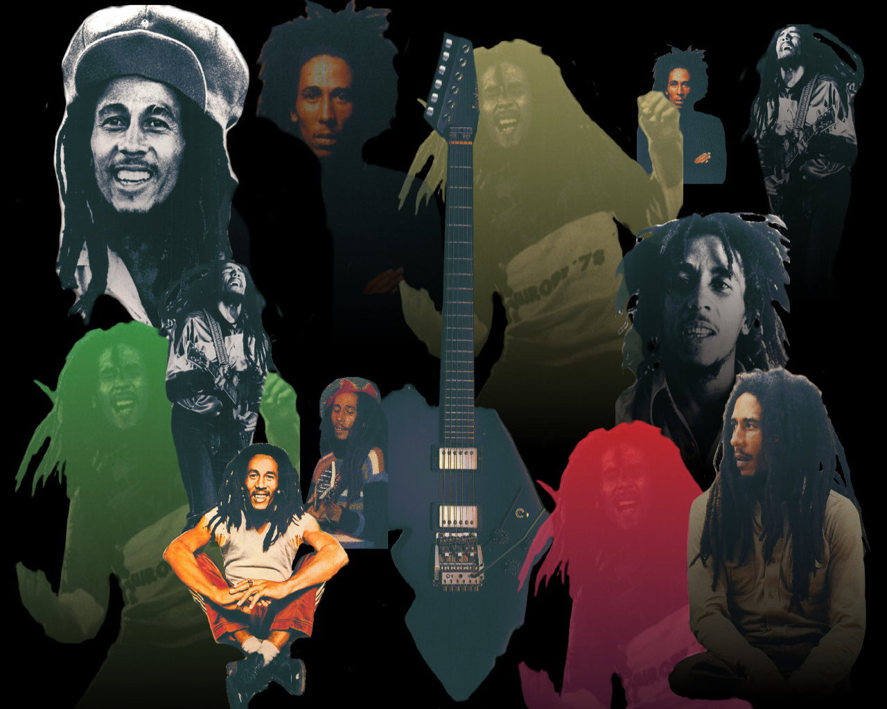 Fonds d'cran Musique Bob Marley Peace & Love